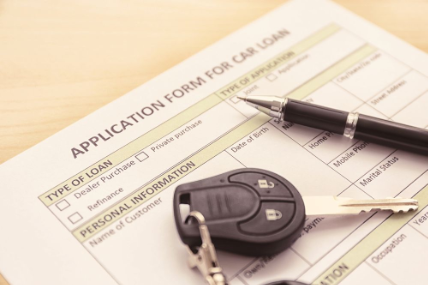 An auto financing application
