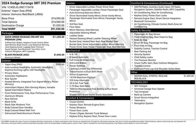 2024 Dodge Durango SRT 392 Premium