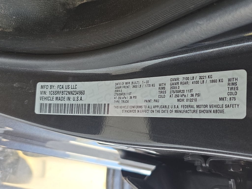 2022 RAM 1500 Lone Star