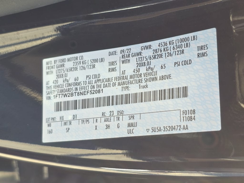 2022 Ford Super Duty F-250 SRW XL