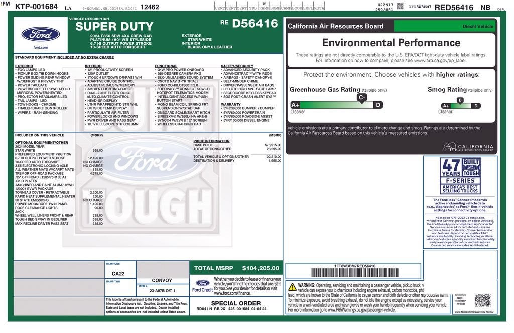 2024 Ford Super Duty F-350 SRW XL