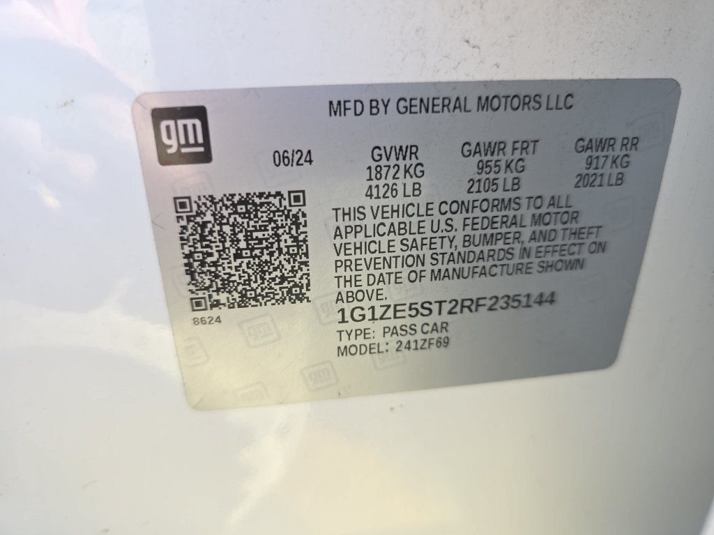 2024 Chevrolet Malibu 2LT