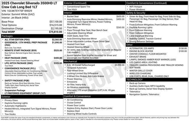 2025 Chevrolet Silverado 3500 HD LT DRW
