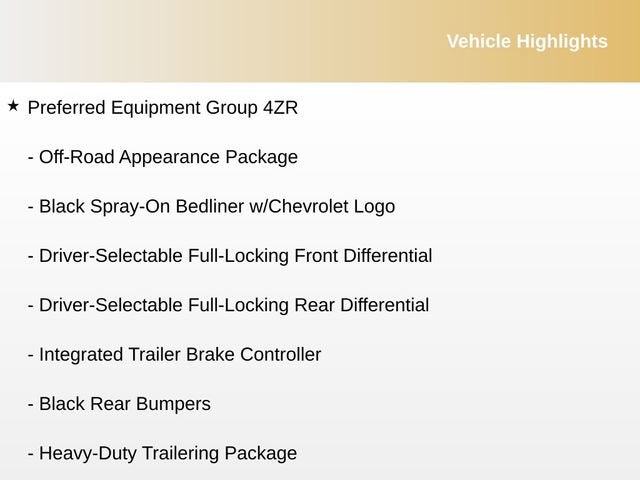 2019 Chevrolet Colorado 4WD ZR2