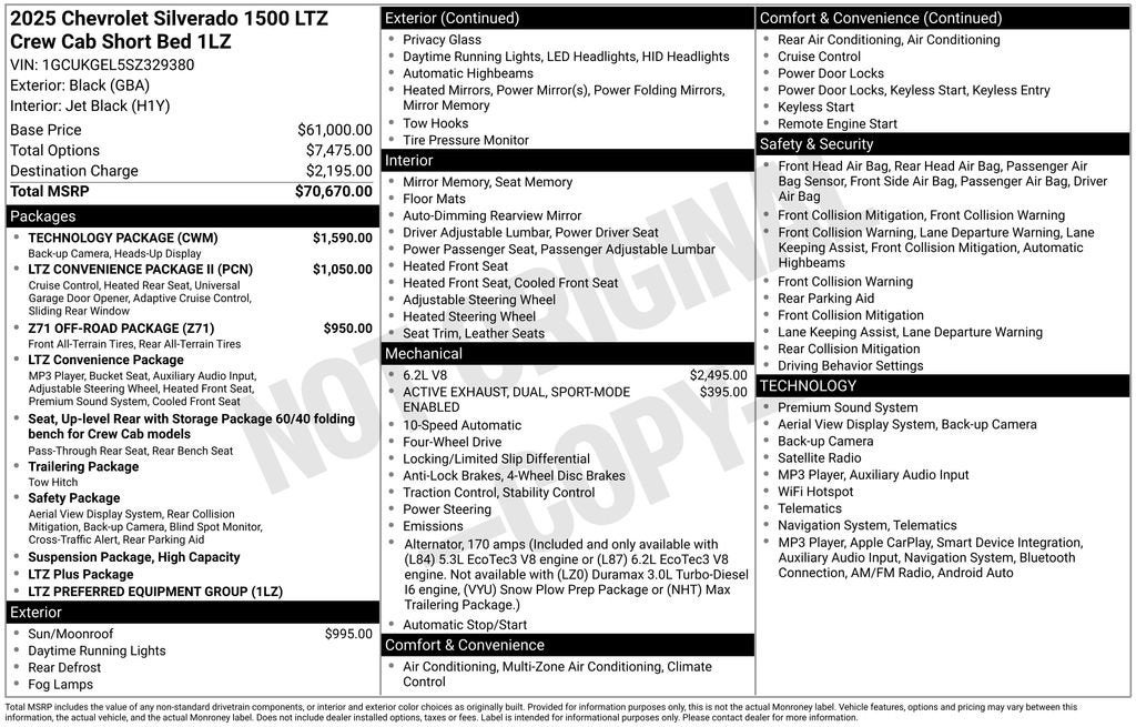 2025 Chevrolet Silverado 1500 LTZ
