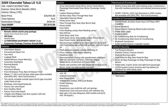 2009 Chevrolet Tahoe LS