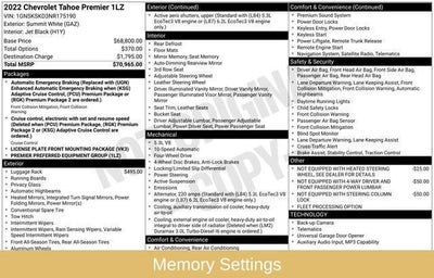 2022 Chevrolet Tahoe Premier