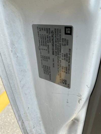 2017 GMC Savana Cargo 2500 CARGO