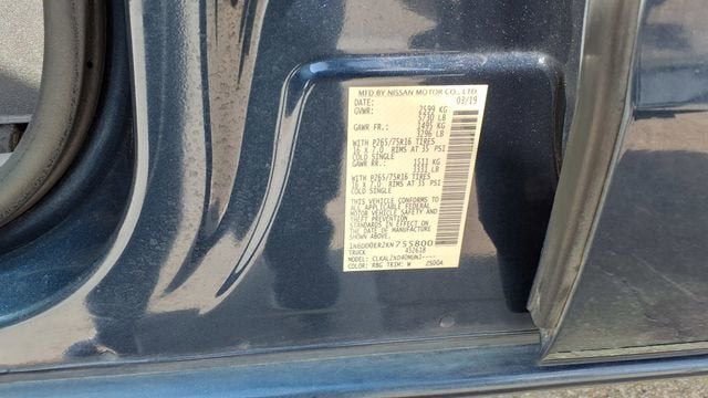 2019 Nissan Frontier Desert Runner