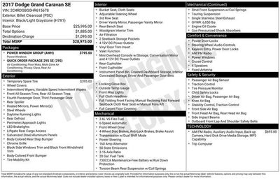 2017 Dodge Grand Caravan SE