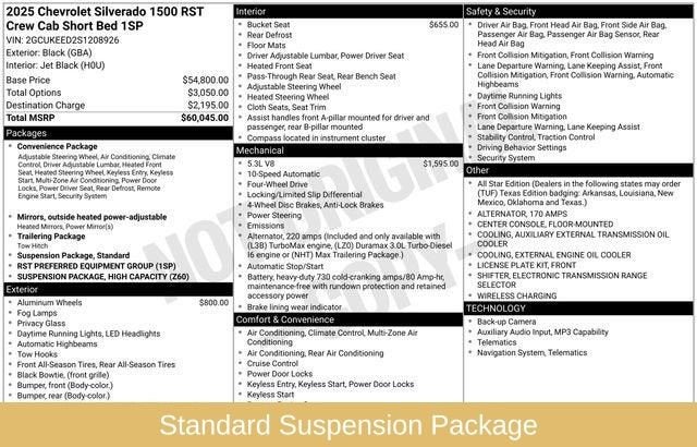 2025 Chevrolet Silverado 1500 RST