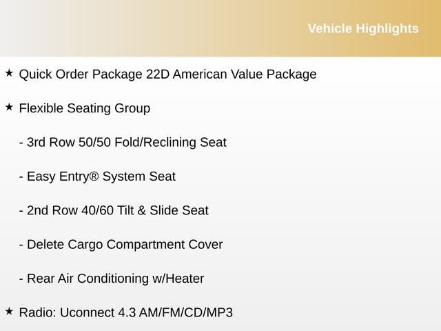 2015 Dodge Journey American Value Pkg
