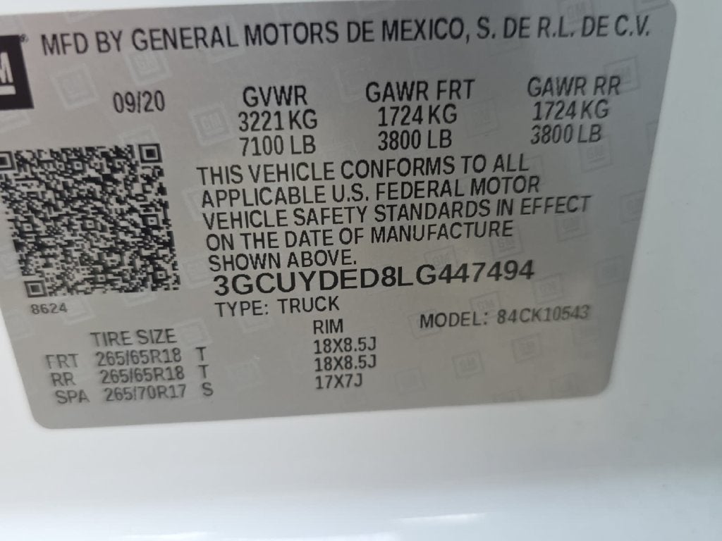 2020 Chevrolet Silverado 1500 LT