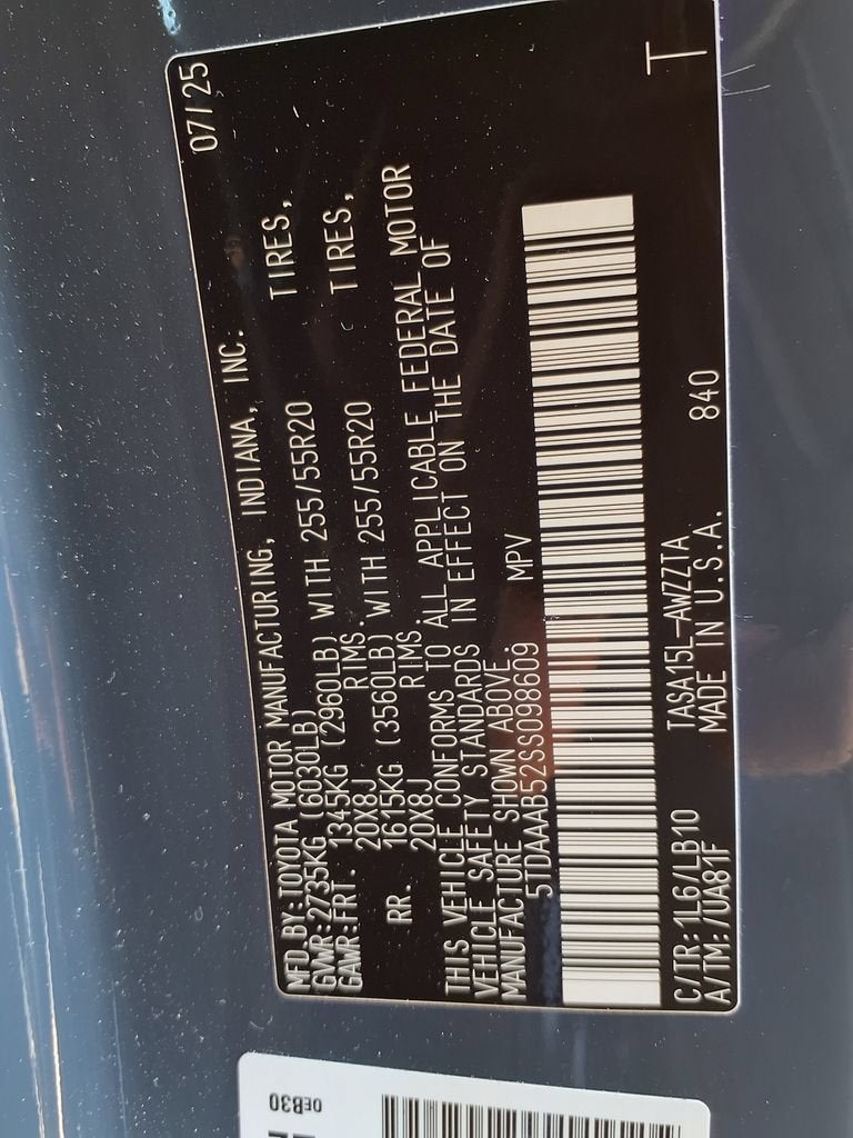 2025 Toyota Grand Highlander XLE
