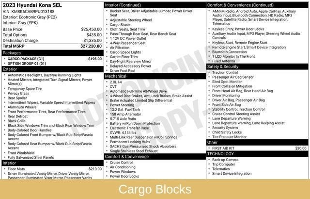 2023 Hyundai Kona SEL