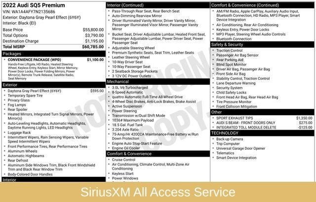 2022 Audi SQ5 Premium