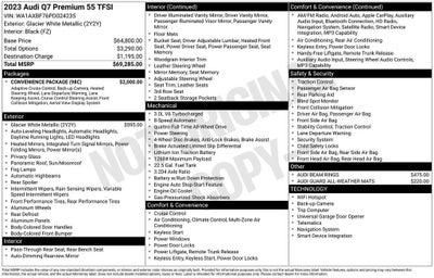 2023 Audi Q7 Premium