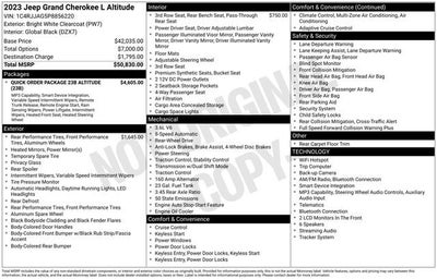 2023 Jeep Grand Cherokee L Altitude