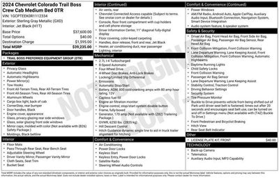2024 Chevrolet Colorado Trail Boss