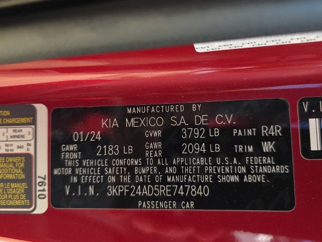 2024 Kia Forte LXS