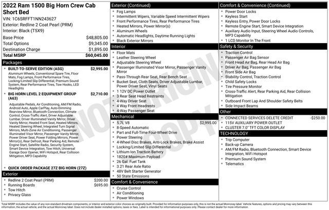 2022 RAM 1500 Big Horn/Lone Star
