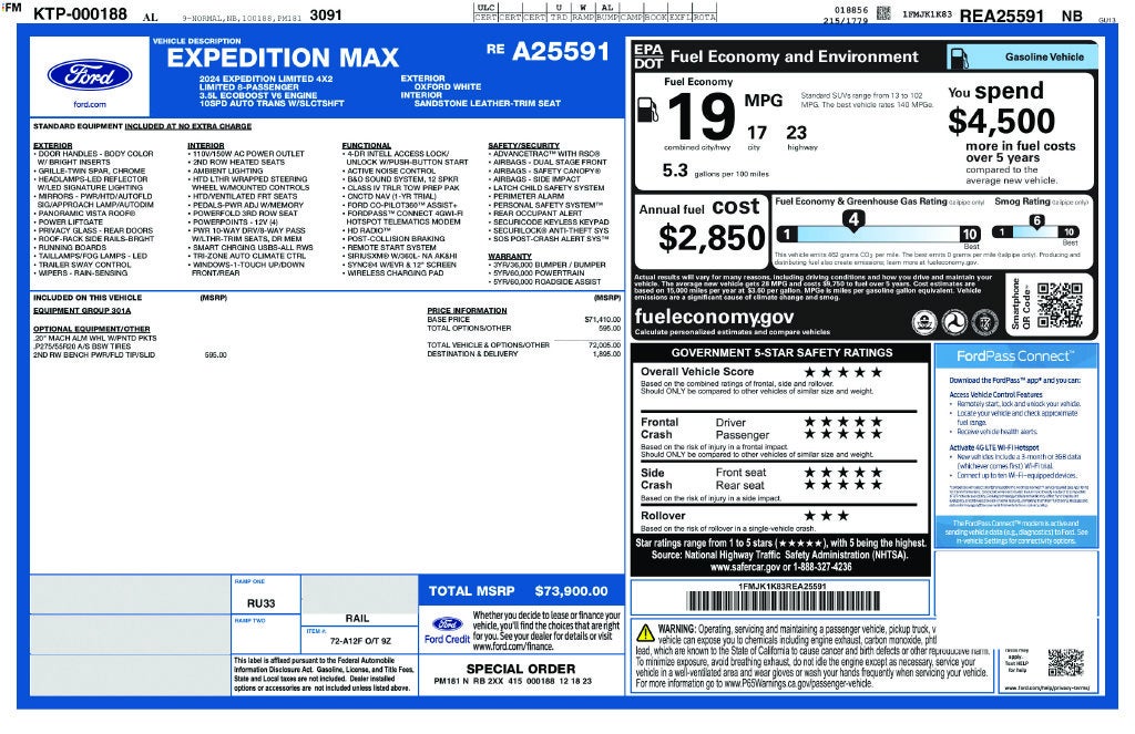 2024 Ford Expedition Max Limited