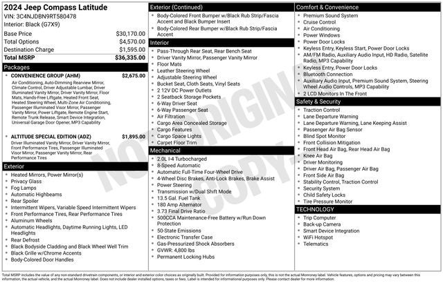 2024 Jeep Compass Altitude Special Edition