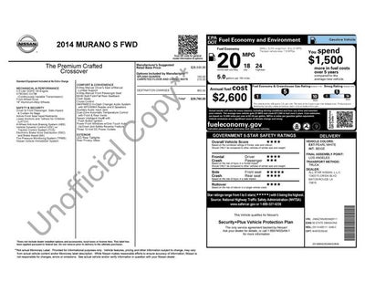 2014 Nissan Murano S