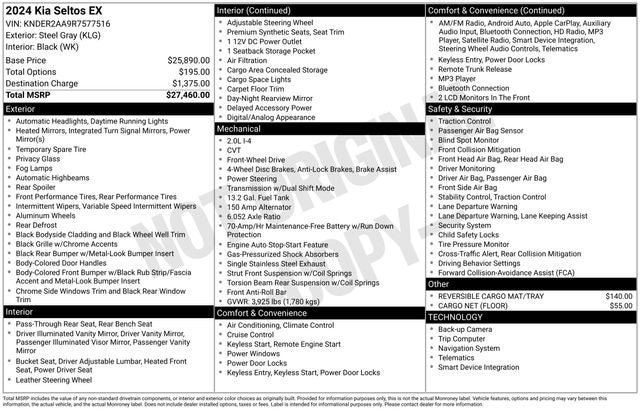 2024 Kia Seltos EX