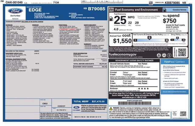 2019 Ford Edge SEL