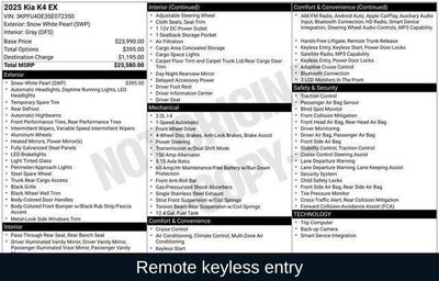2025 Kia K4 EX