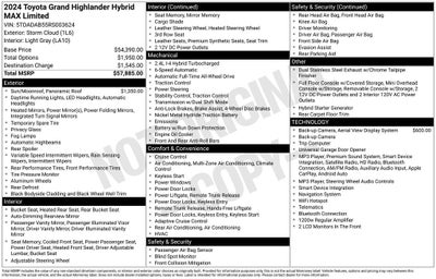 2024 Toyota Grand Highlander Hybrid MAX Limited