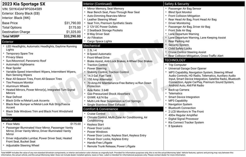 2023 Kia Sportage SX