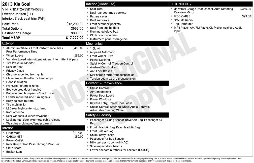 2013 Kia Soul Base