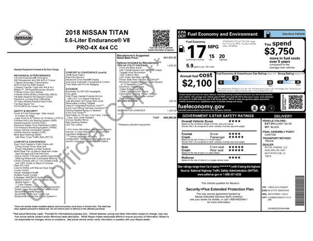 2018 Nissan Titan PRO-4X