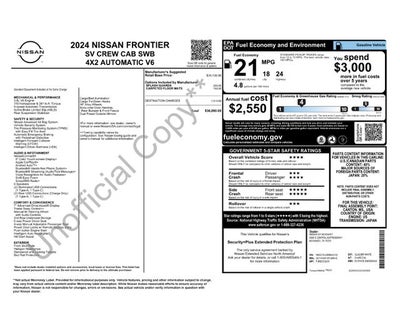 2024 Nissan Frontier SV