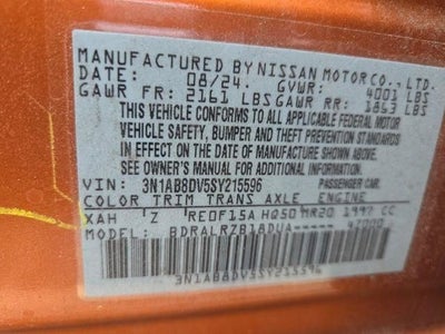 2025 Nissan Sentra SR