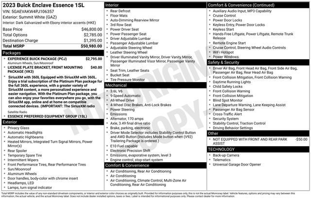 2023 Buick Enclave Essence