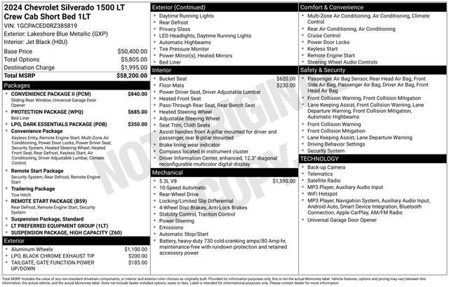 2024 Chevrolet Silverado 1500 LT