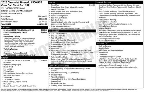 2025 Chevrolet Silverado 1500 RST