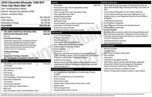 2025 Chevrolet Silverado 1500 RST