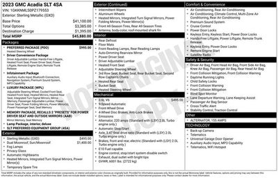 2023 GMC Acadia SLT