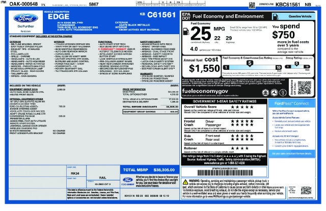 2019 Ford Edge SEL