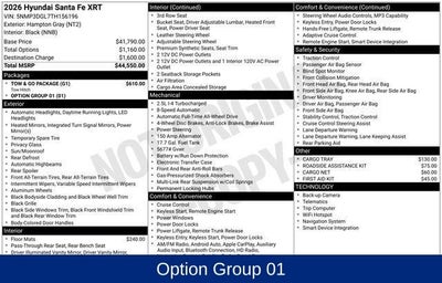 2026 Hyundai Santa Fe XRT