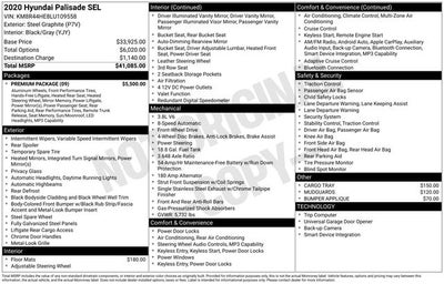 2020 Hyundai Palisade SEL