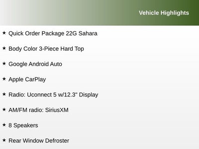 2025 Jeep Wrangler 4-Door Sahara 4x4