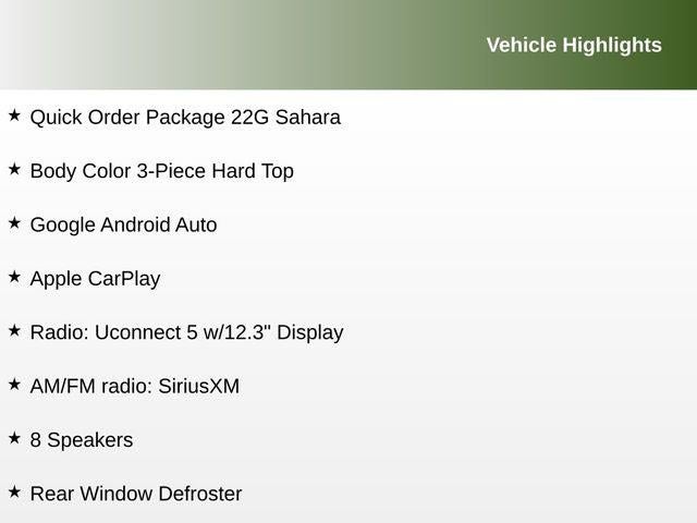 2025 Jeep Wrangler 4-Door Sahara 4x4
