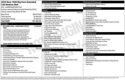 2023 RAM 1500 Big Horn Quad Cab 4x4 6'4' Box