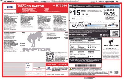 2023 Ford Bronco Raptor