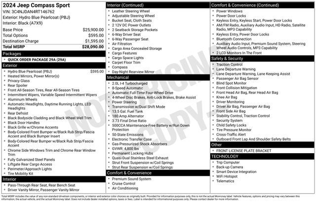2024 Jeep Compass Sport